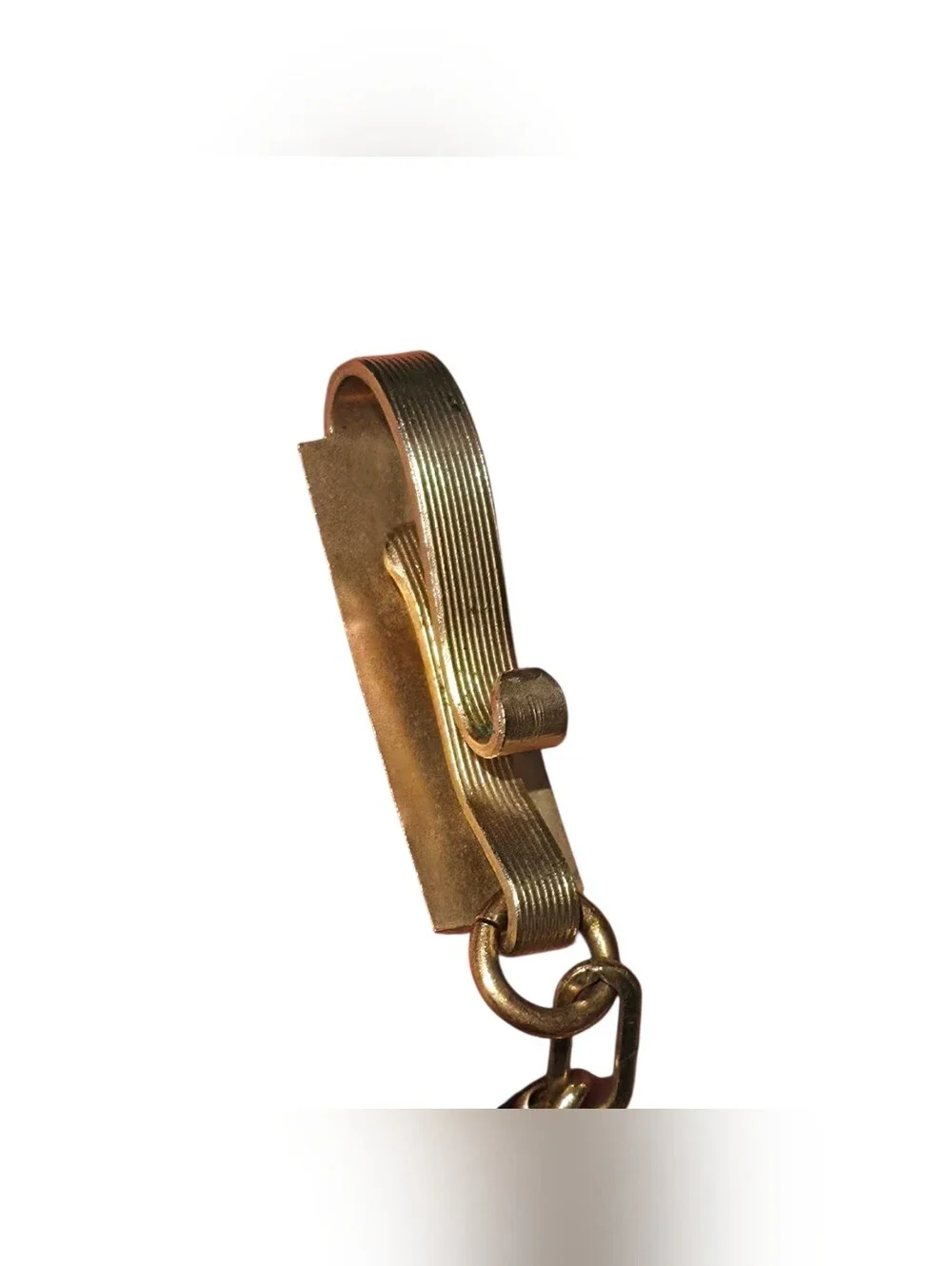 Antique Gold Filled Vest Pocket Watch Chain Clip Vintage Patented Art Deco GF